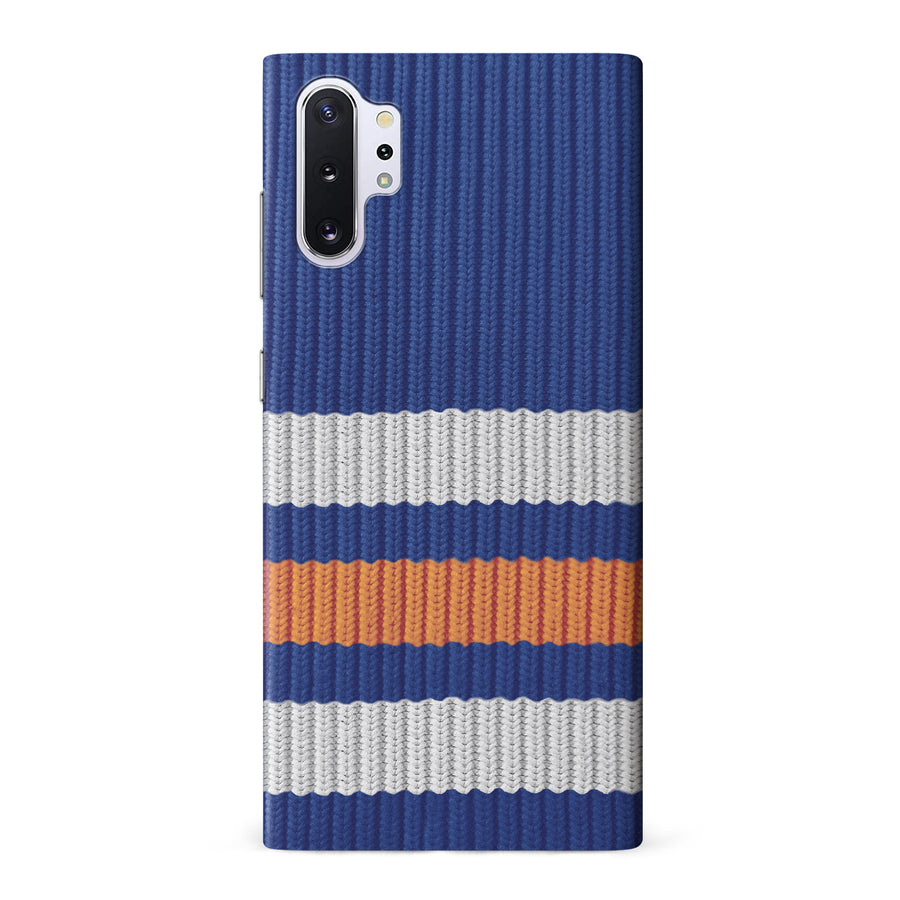 Samsung Galaxy Note 10 Plus Hockey Sock Phone Case - Edmonton Oilers Home
