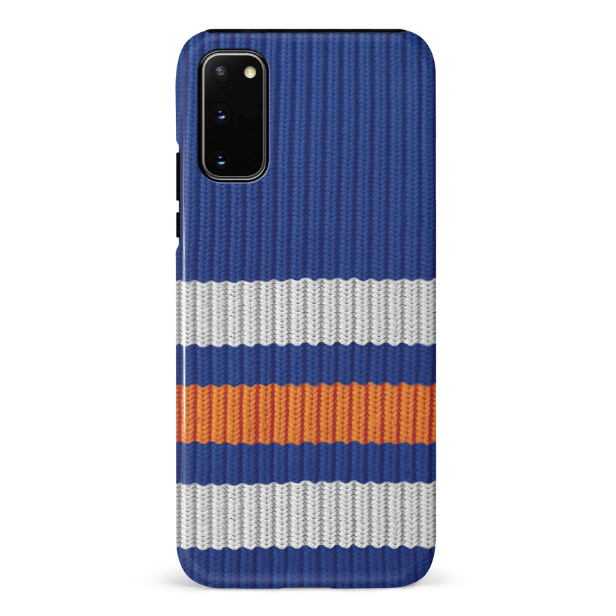 Samsung Galaxy S20 Hockey Sock Phone Case - Edmonton Oilers Home
