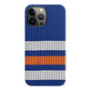 iPhone 13 Pro Max Hockey Sock Phone Case - Edmonton Oilers Home