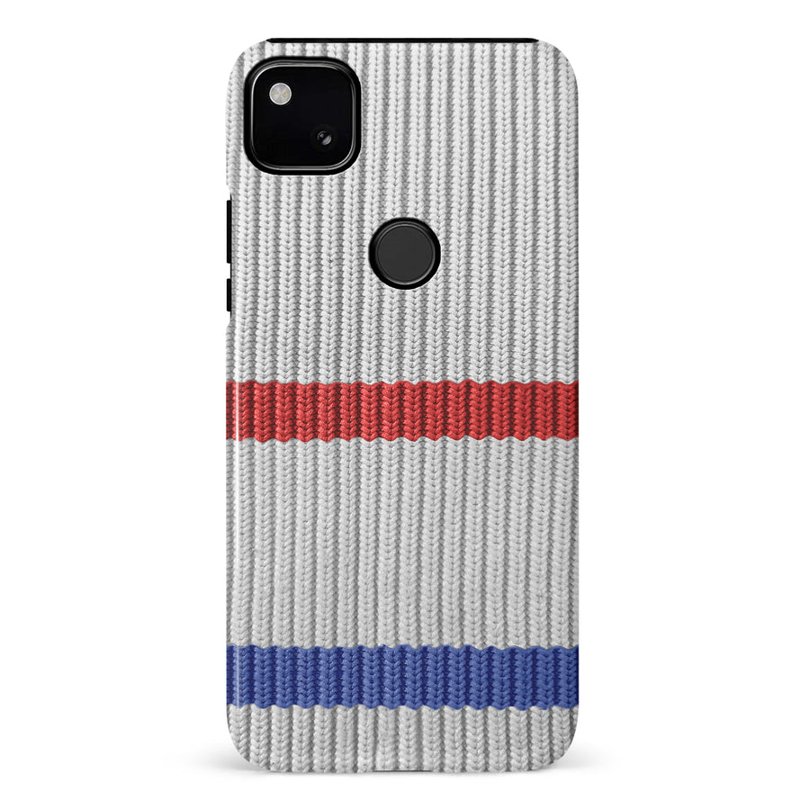 Google Pixel 4A Hockey Sock Phone Case - Montreal Canadiens Away