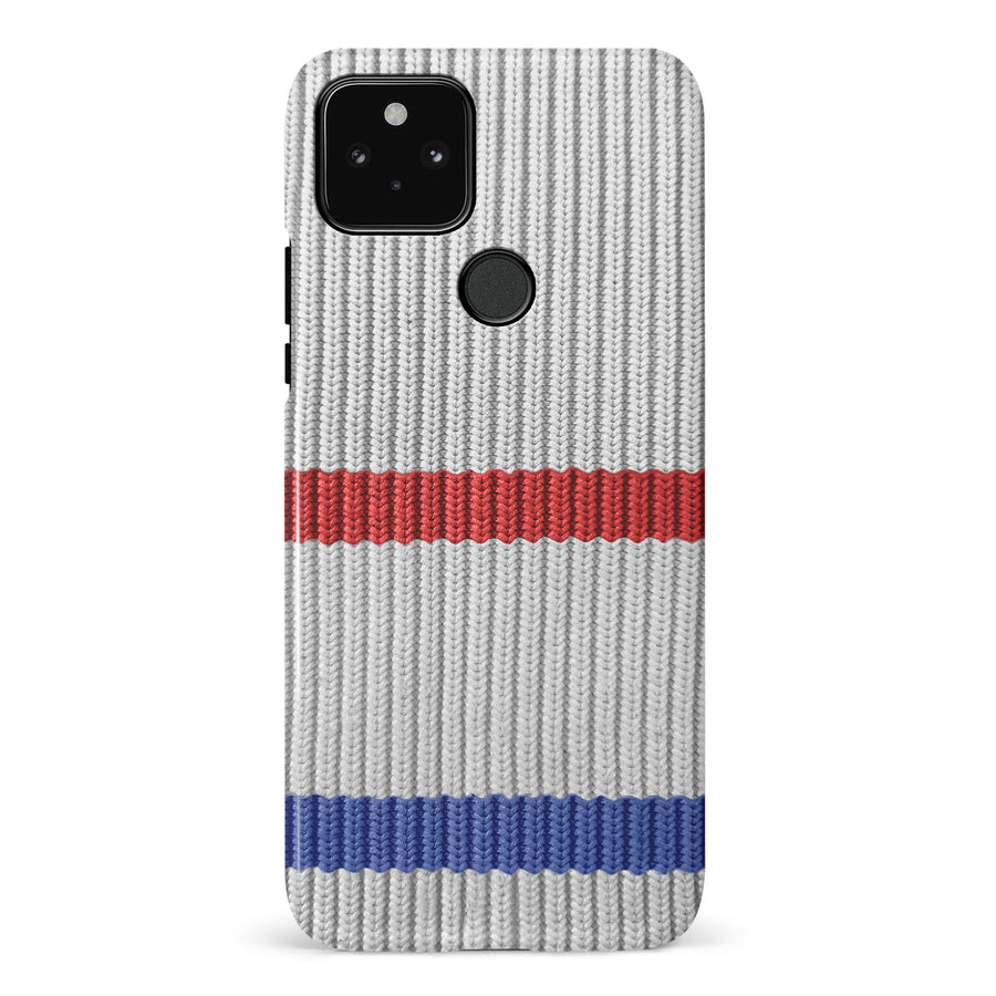 Google Pixel 5 Hockey Sock Phone Case - Montreal Canadiens Away