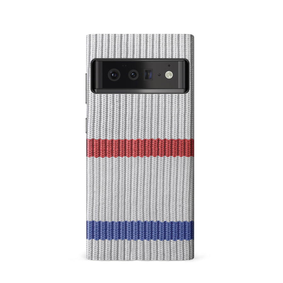 Google Pixel 6 Hockey Sock Phone Case - Montreal Canadiens Away