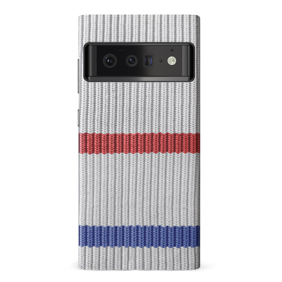 Google Pixel 6 Pro Hockey Sock Phone Case - Montreal Canadiens Away