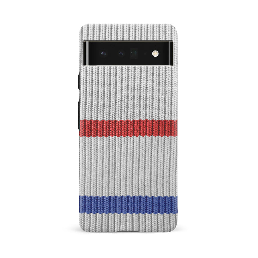 Google Pixel 6A Hockey Sock Phone Case - Montreal Canadiens Away