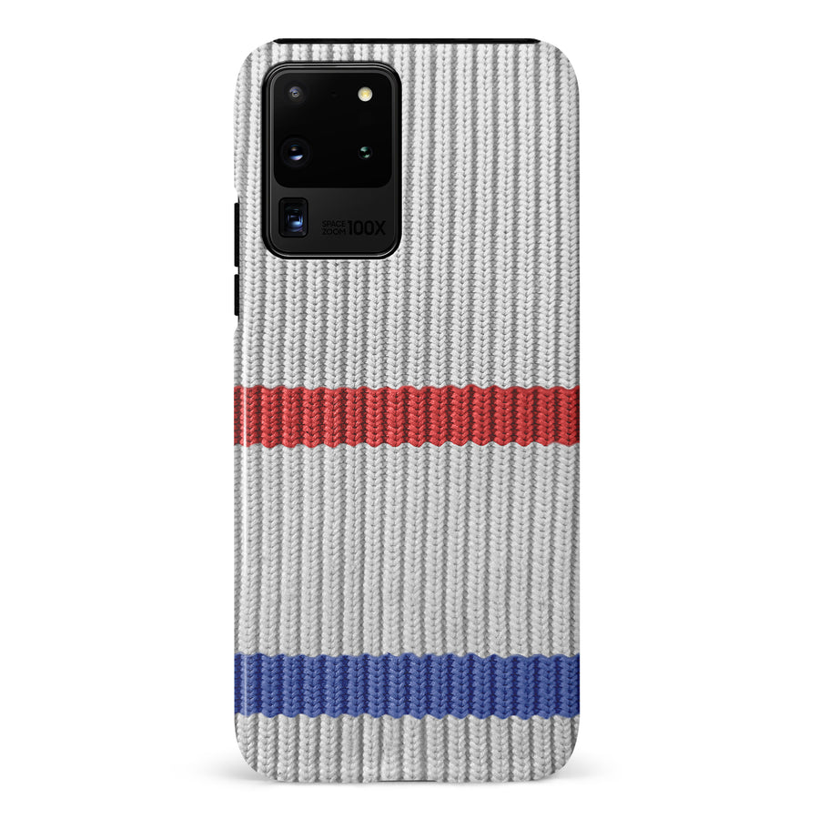 Samsung Galaxy S20 Ultra Hockey Sock Phone Case - Montreal Canadiens Away