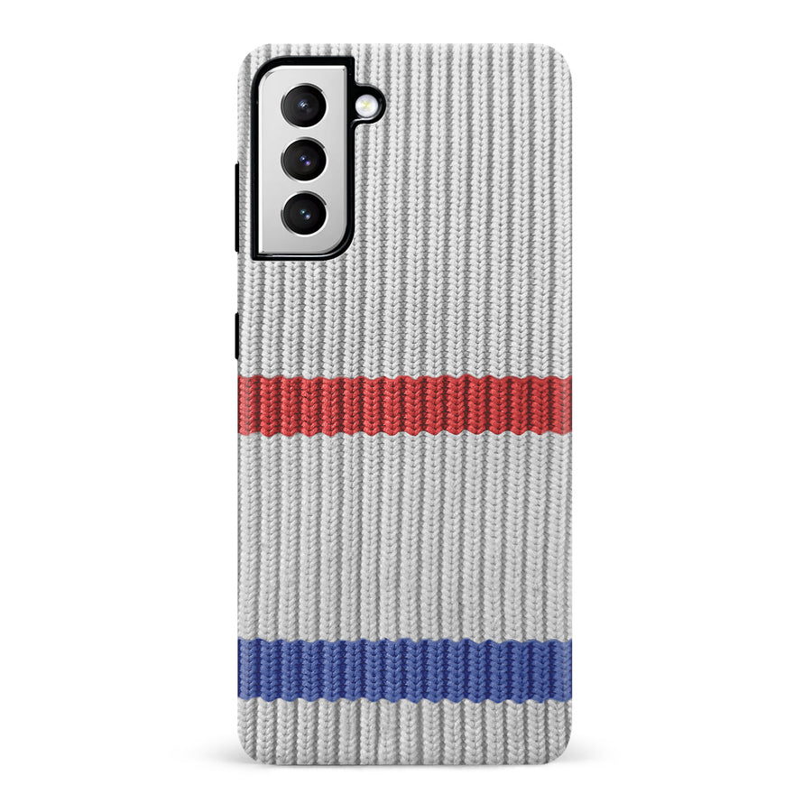 Samsung Galaxy S21 Hockey Sock Phone Case - Montreal Canadiens Away