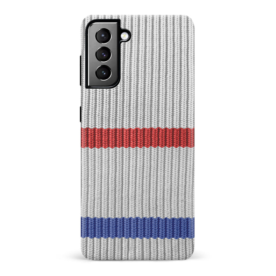 Samsung Galaxy S21 Plus Hockey Sock Phone Case - Montreal Canadiens Away