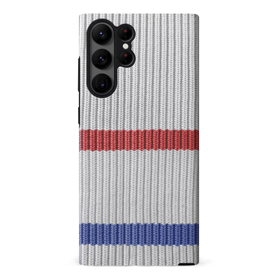 Samsung Galaxy S23 Ultra Hockey Sock Phone Case - Montreal Canadiens Away