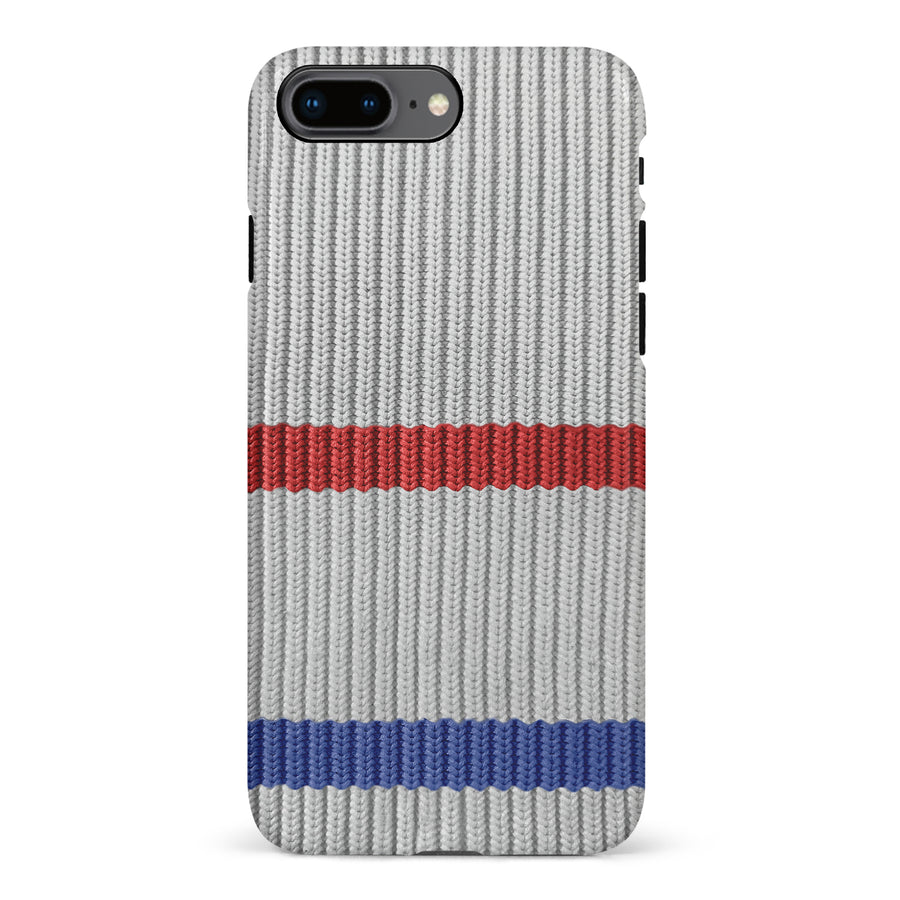 iPhone 8 Plus Hockey Sock Phone Case - Montreal Canadiens Away