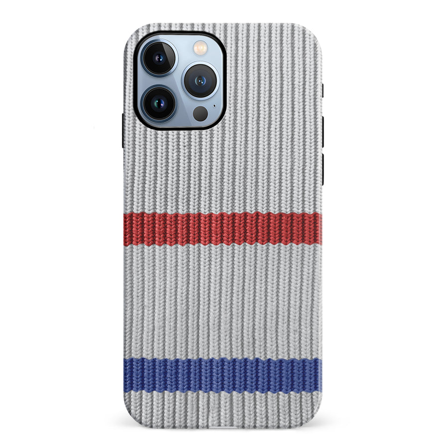 iPhone 12 Pro Hockey Sock Phone Case - Montreal Canadiens Away