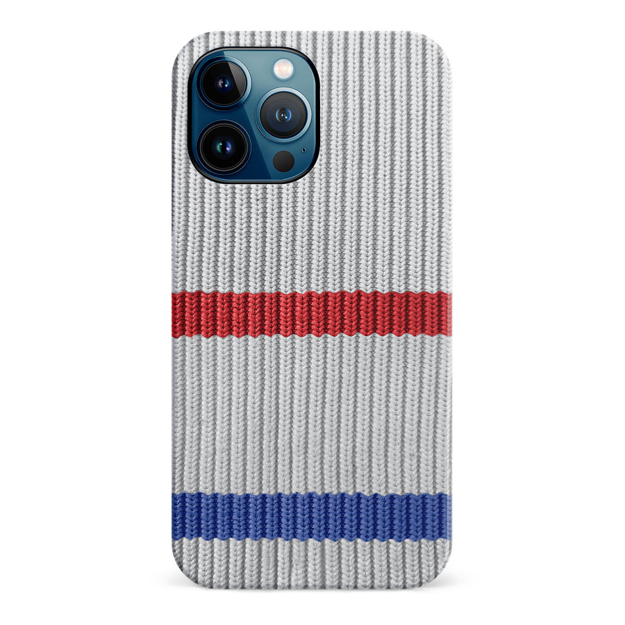 iPhone 12 Pro Max Hockey Sock Phone Case - Montreal Canadiens Away
