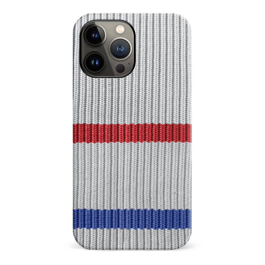 iPhone 13 Pro Max Hockey Sock Phone Case - Montreal Canadiens Away