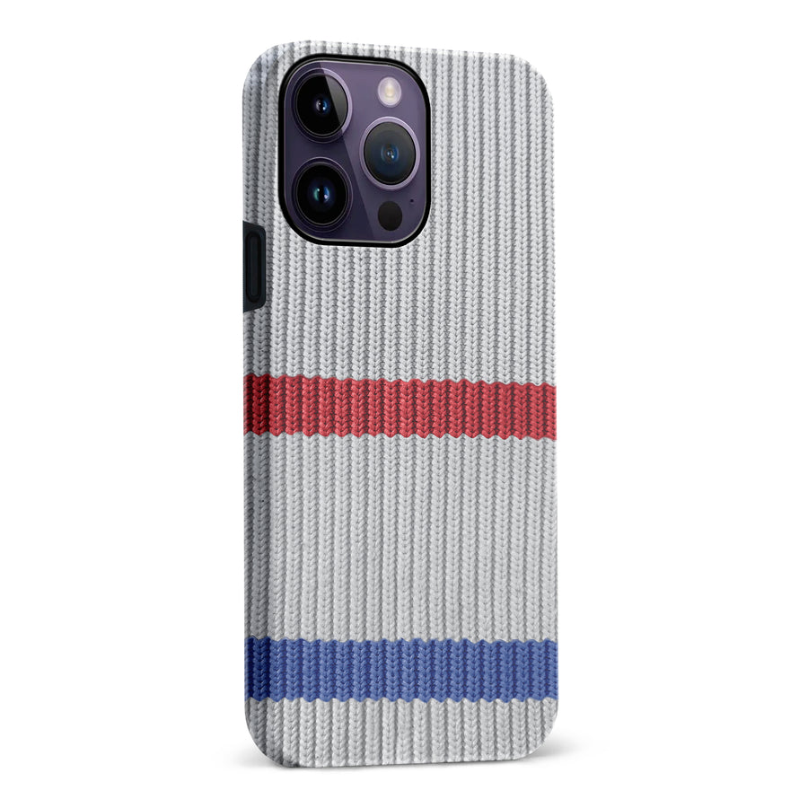 iPhone 14 Pro Max Hockey Sock Phone Case - Montreal Canadiens Away