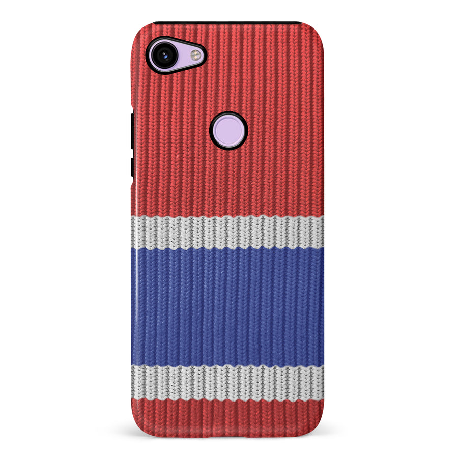 Google Pixel 3 Hockey Sock Phone Case - Montreal Canadiens Home