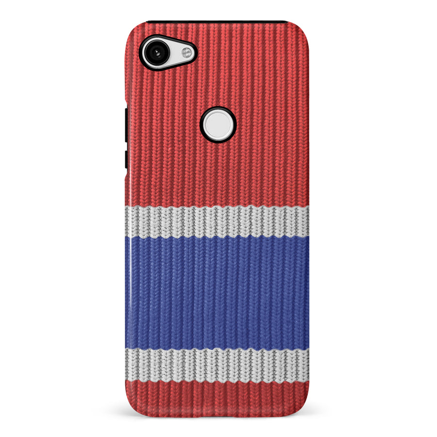 Google Pixel 3 XL Hockey Sock Phone Case - Montreal Canadiens Home