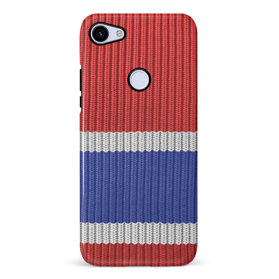 Google Pixel 3A Hockey Sock Phone Case - Montreal Canadiens Home
