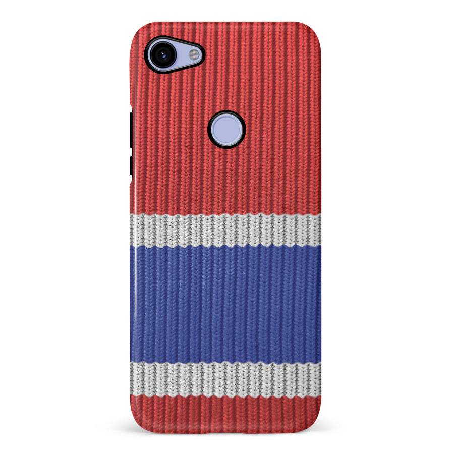 Google Pixel 3A XL Hockey Sock Phone Case - Montreal Canadiens Home