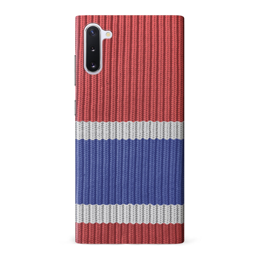 Samsung Galaxy Note 10 Hockey Sock Phone Case - Montreal Canadiens Home