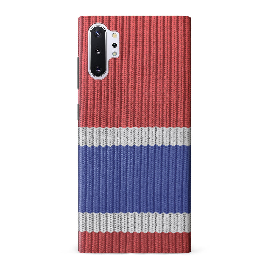 Samsung Galaxy Note 10 Plus Hockey Sock Phone Case - Montreal Canadiens Home