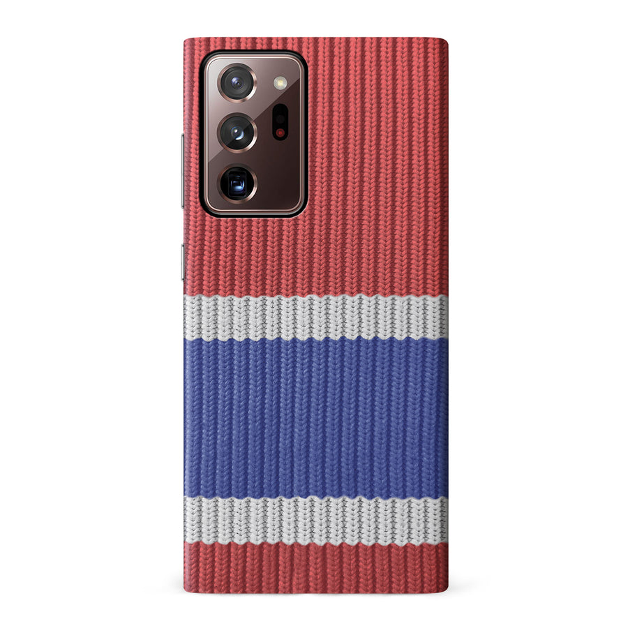 Samsung Galaxy Note 20 Ultra Hockey Sock Phone Case - Montreal Canadiens Home