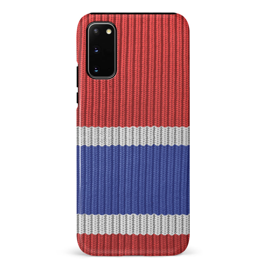 Samsung Galaxy S20 Hockey Sock Phone Case - Montreal Canadiens Home