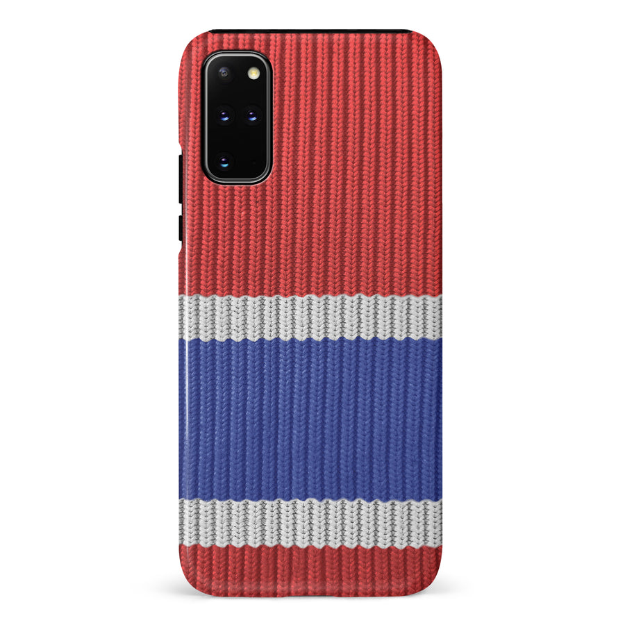 Samsung Galaxy S20 Plus Hockey Sock Phone Case - Montreal Canadiens Home