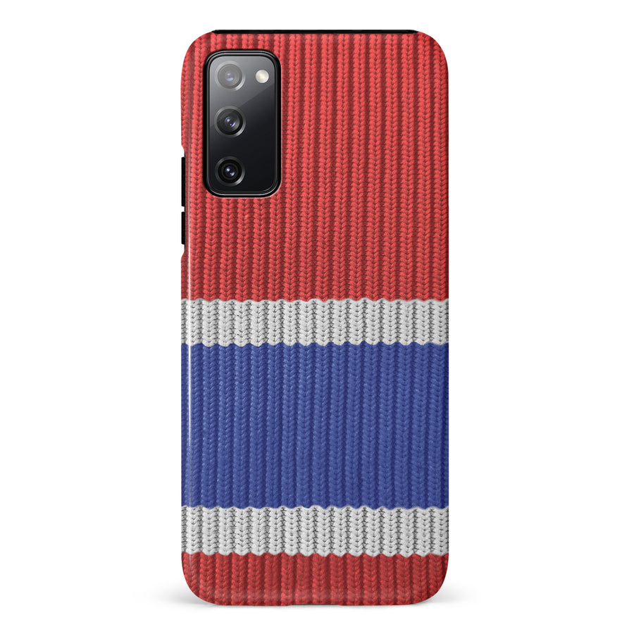Samsung Galaxy S20 FE Hockey Sock Phone Case - Montreal Canadiens Home