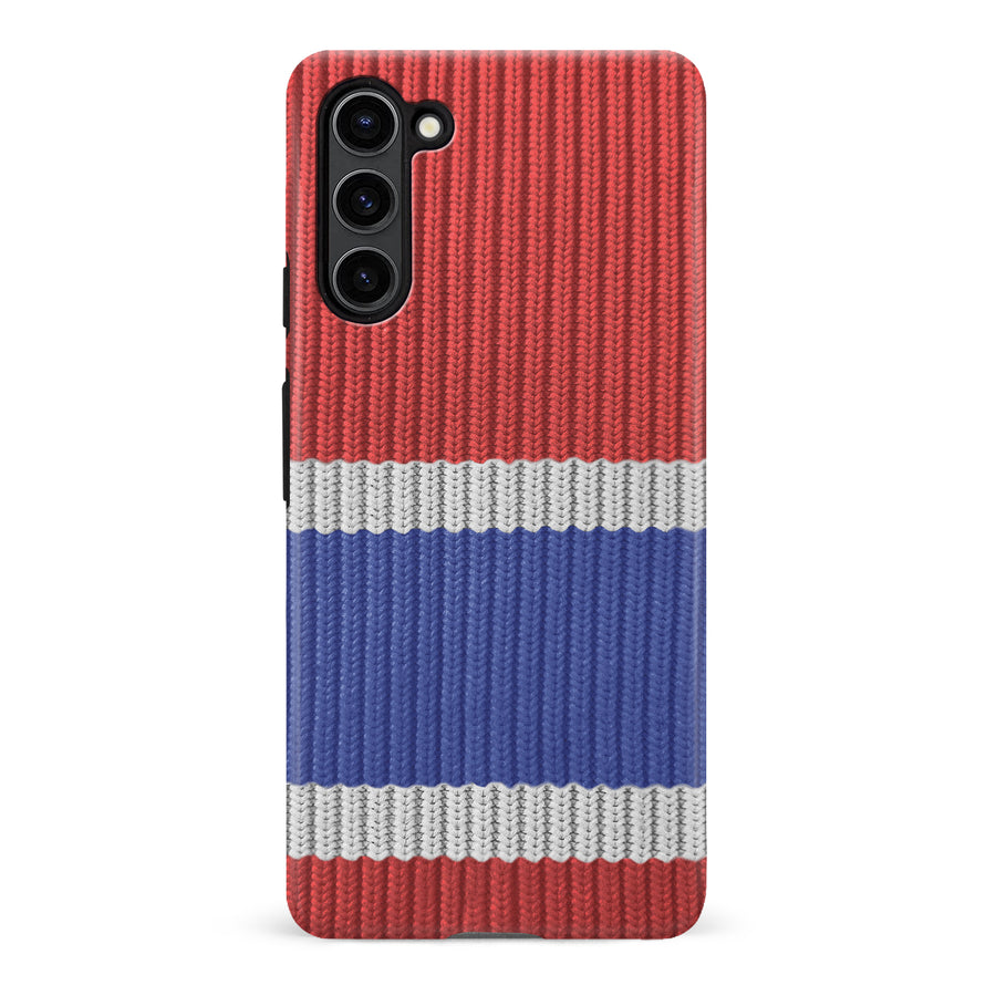 Samsung Galaxy S23 Plus Hockey Sock Phone Case - Montreal Canadiens Home