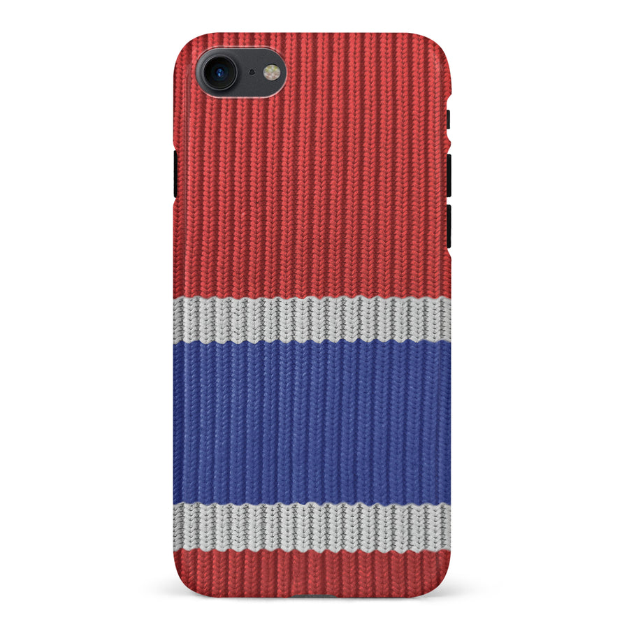 iPhone 7/8/SE Hockey Sock Phone Case - Montreal Canadiens Home