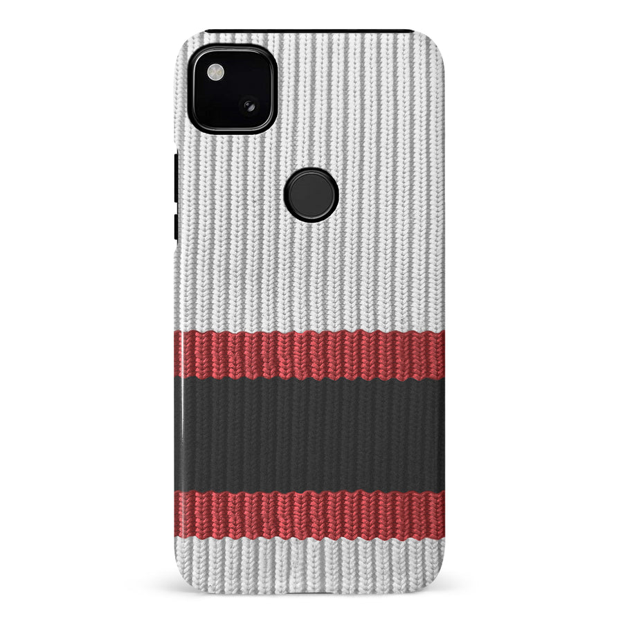 Google Pixel 4A Hockey Sock Phone Case - Ottawa Senators Away