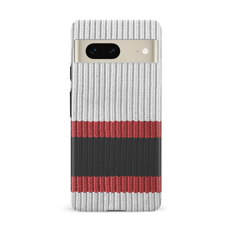 Google Pixel 7 Hockey Sock Phone Case - Ottawa Senators Away