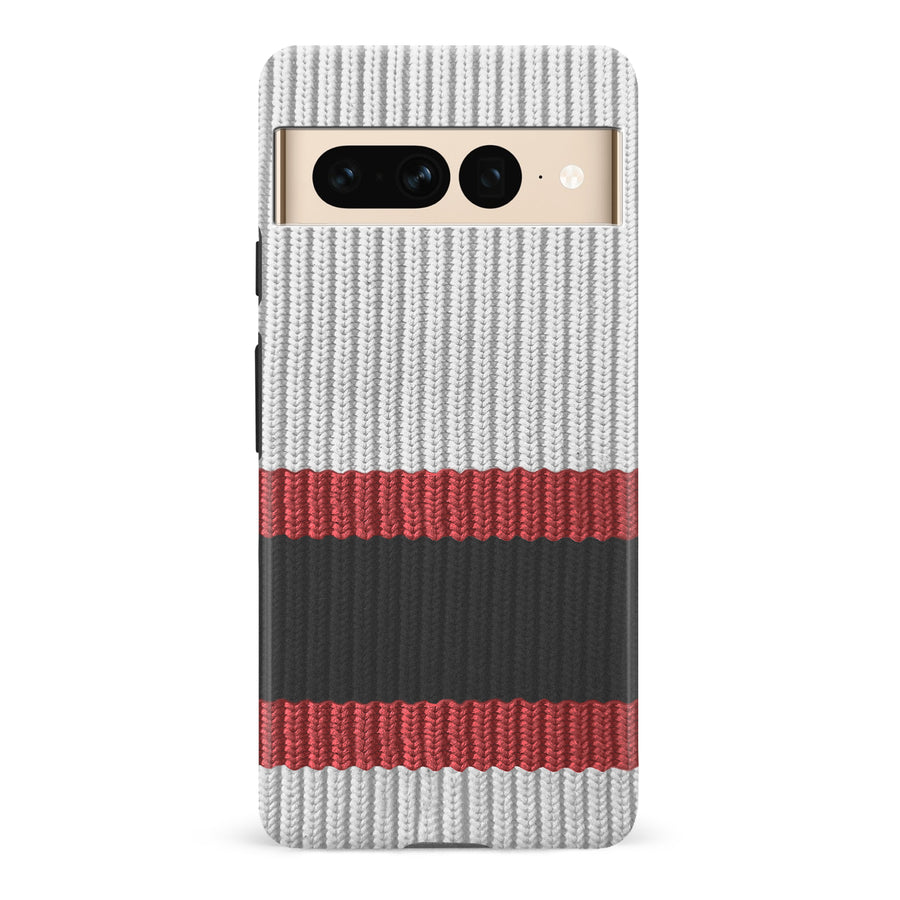 Google Pixel 7 Pro Hockey Sock Phone Case - Ottawa Senators Away