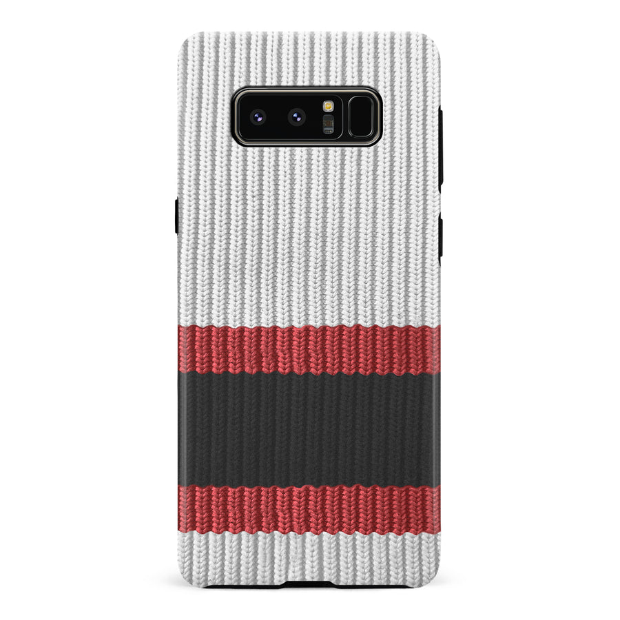 Samsung Galaxy Note 8 Hockey Sock Phone Case - Ottawa Senators Away