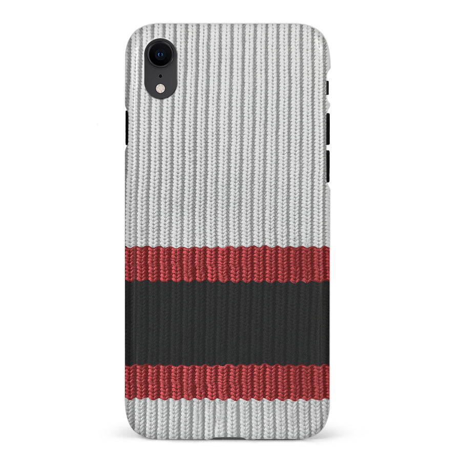 iPhone XR Hockey Sock Phone Case - Ottawa Senators Away
