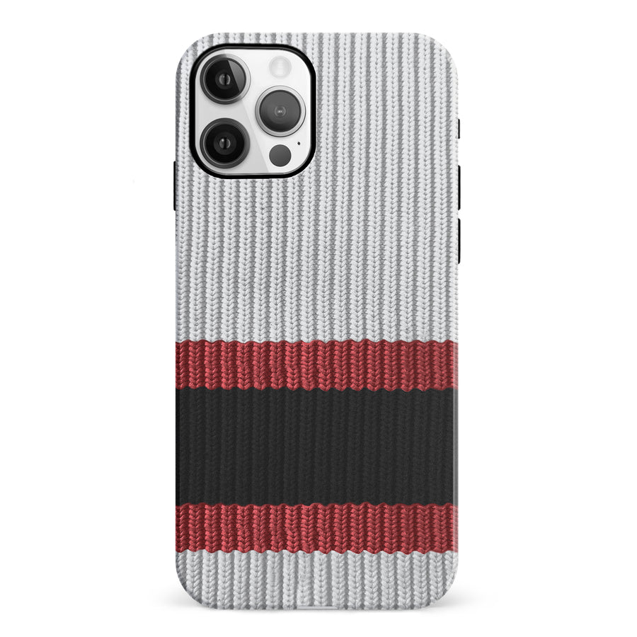 iPhone 12 Hockey Sock Phone Case - Ottawa Senators Away