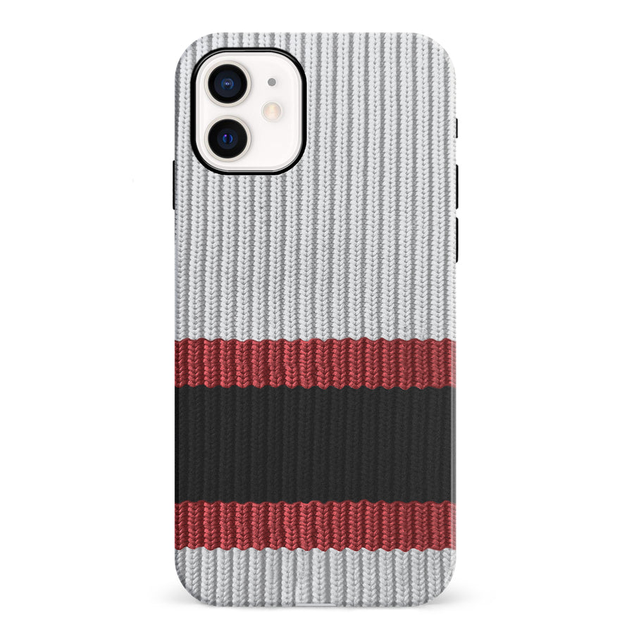 iPhone 12 Mini Hockey Sock Phone Case - Ottawa Senators Away