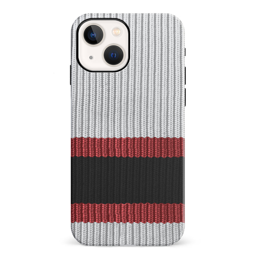 iPhone 13 Hockey Sock Phone Case - Ottawa Senators Away