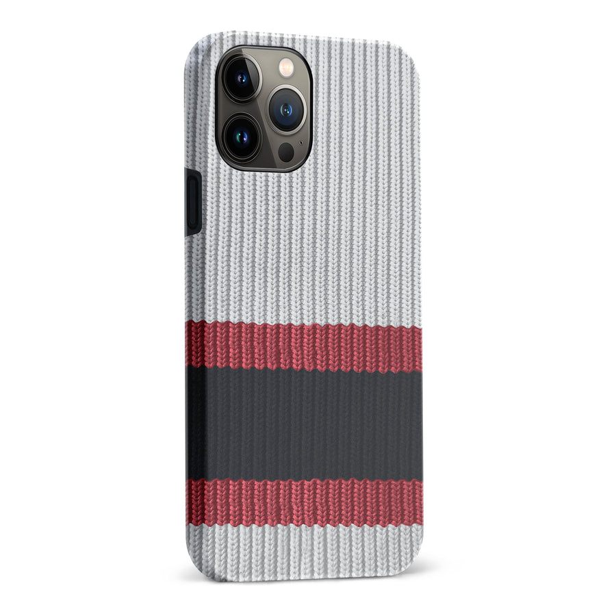 iPhone 13 Pro Max Hockey Sock Phone Case - Ottawa Senators Away