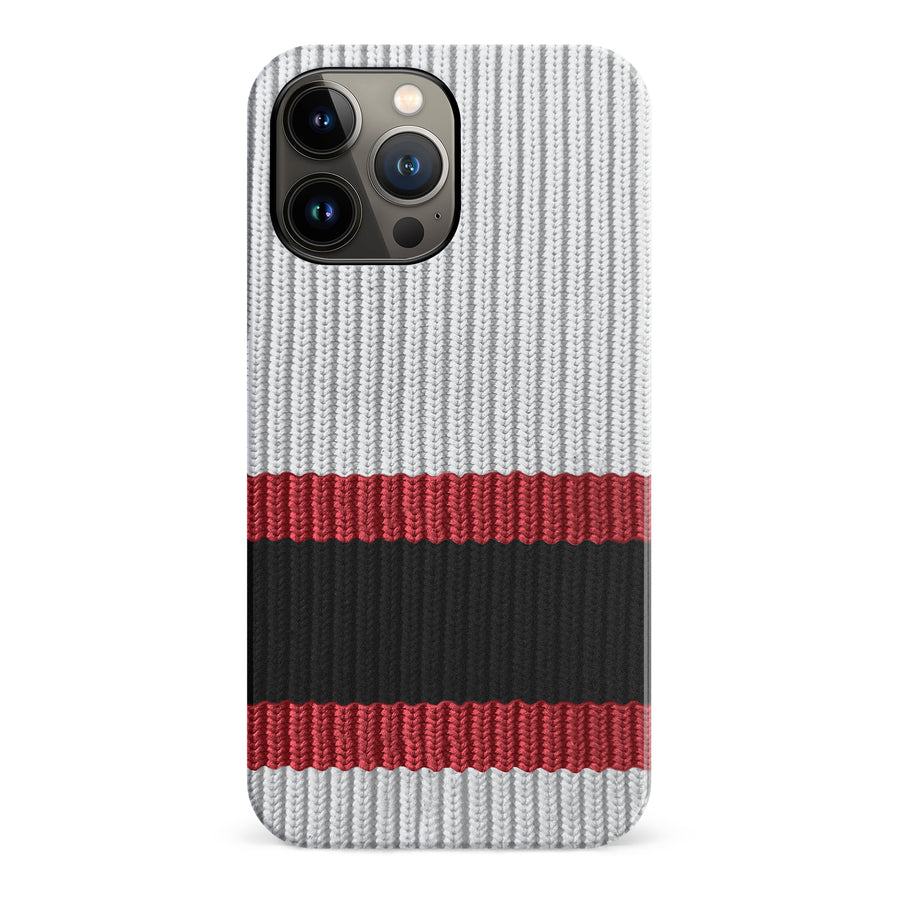 iPhone 13 Pro Max Hockey Sock Phone Case - Ottawa Senators Away