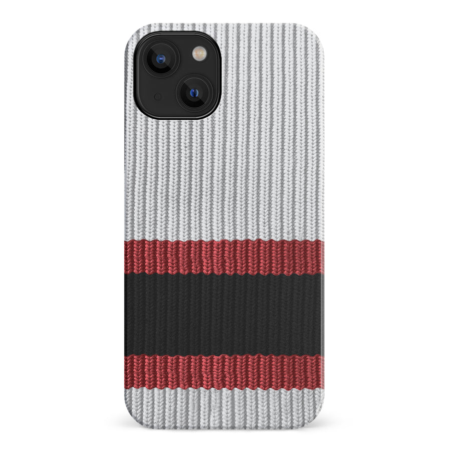 iPhone 14 Hockey Sock Phone Case - Ottawa Senators Away