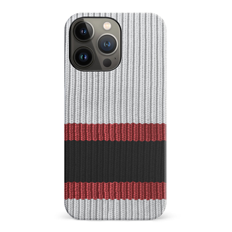 iPhone 14 Pro Hockey Sock Phone Case - Ottawa Senators Away