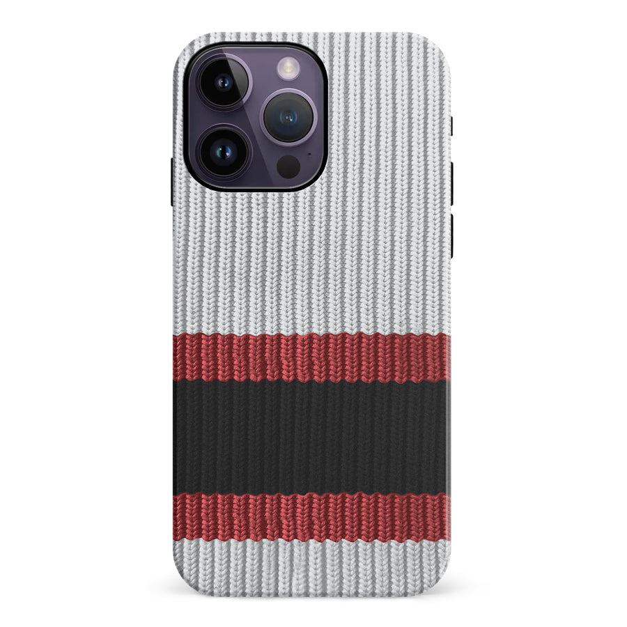 iPhone 14 Pro Max Hockey Sock Phone Case - Ottawa Senators Away