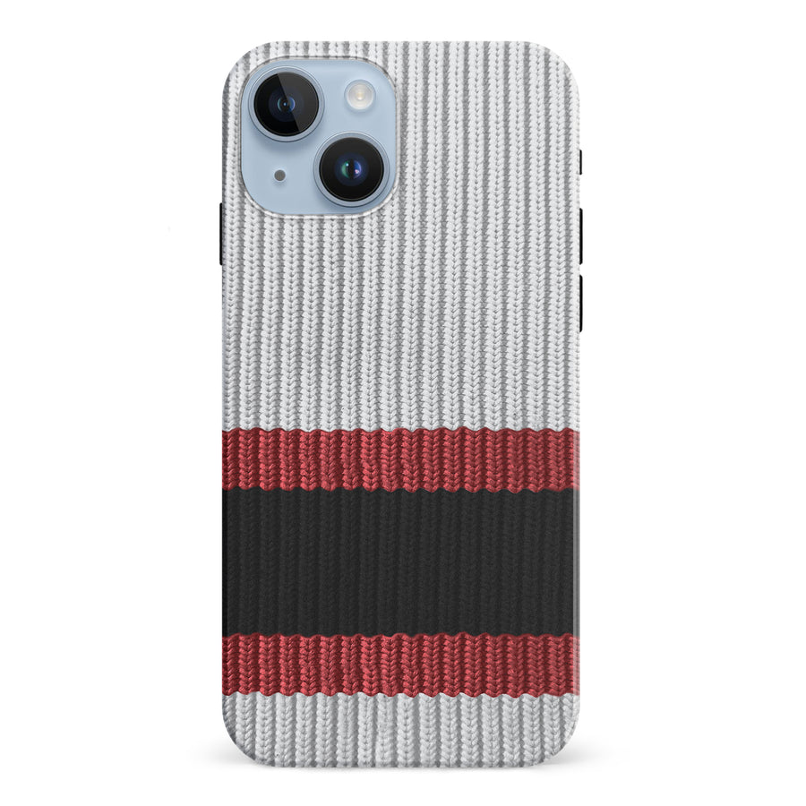 iPhone 15 Hockey Sock Phone Case - Ottawa Senators Away