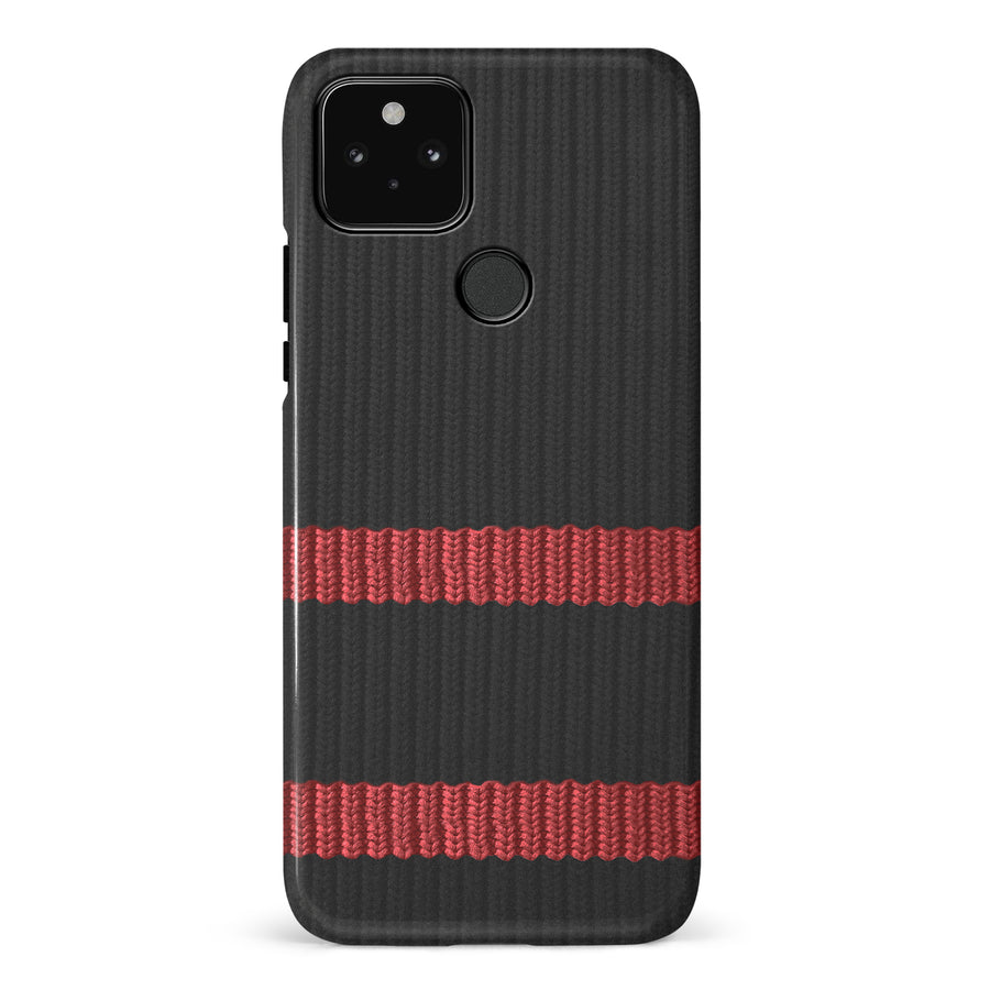 Google Pixel 5 Hockey Sock Phone Case - Ottawa Senators Home