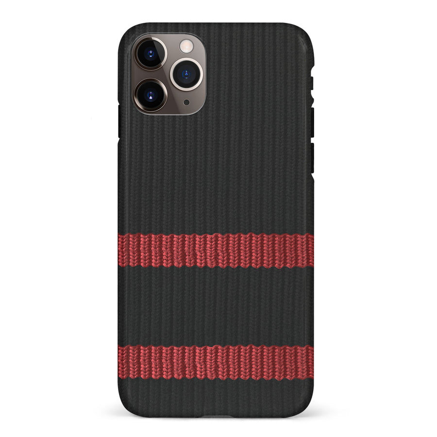 iPhone 11 Pro Max Hockey Sock Phone Case - Ottawa Senators Home