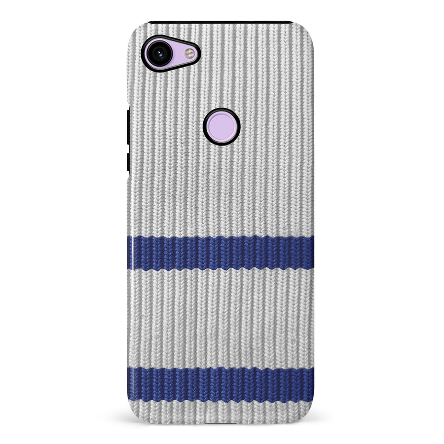 Google Pixel 3 Hockey Sock Phone Case - Toronto Maple Leafs Away