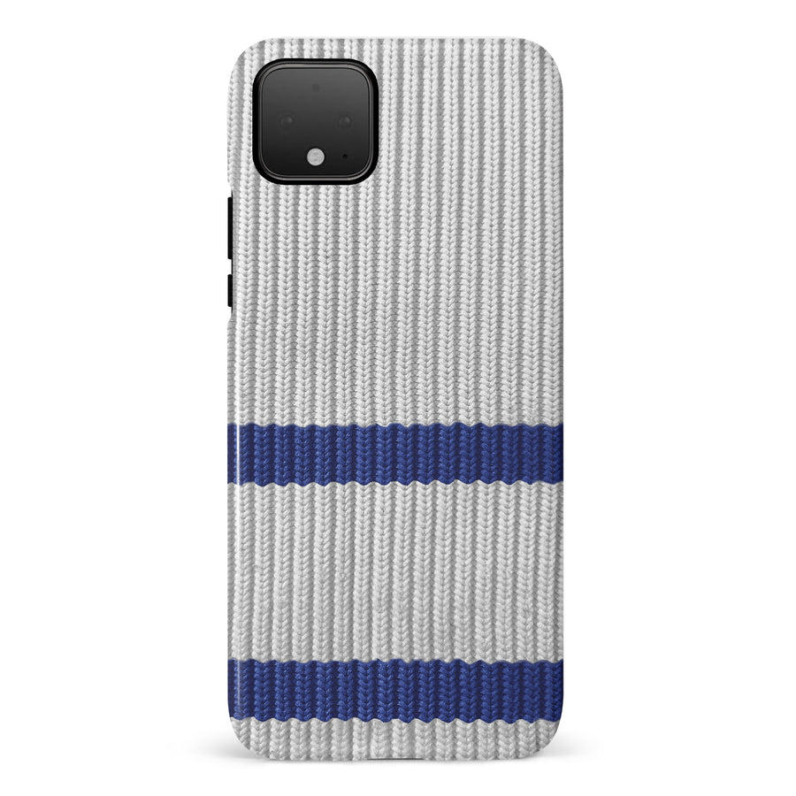 Google Pixel 4 Hockey Sock Phone Case - Toronto Maple Leafs Away