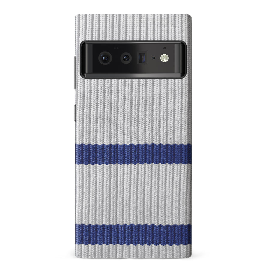 Google Pixel 6 Pro Hockey Sock Phone Case - Toronto Maple Leafs Away