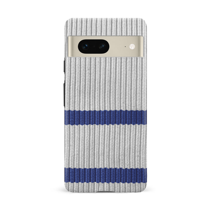 Google Pixel 7 Hockey Sock Phone Case - Toronto Maple Leafs Away