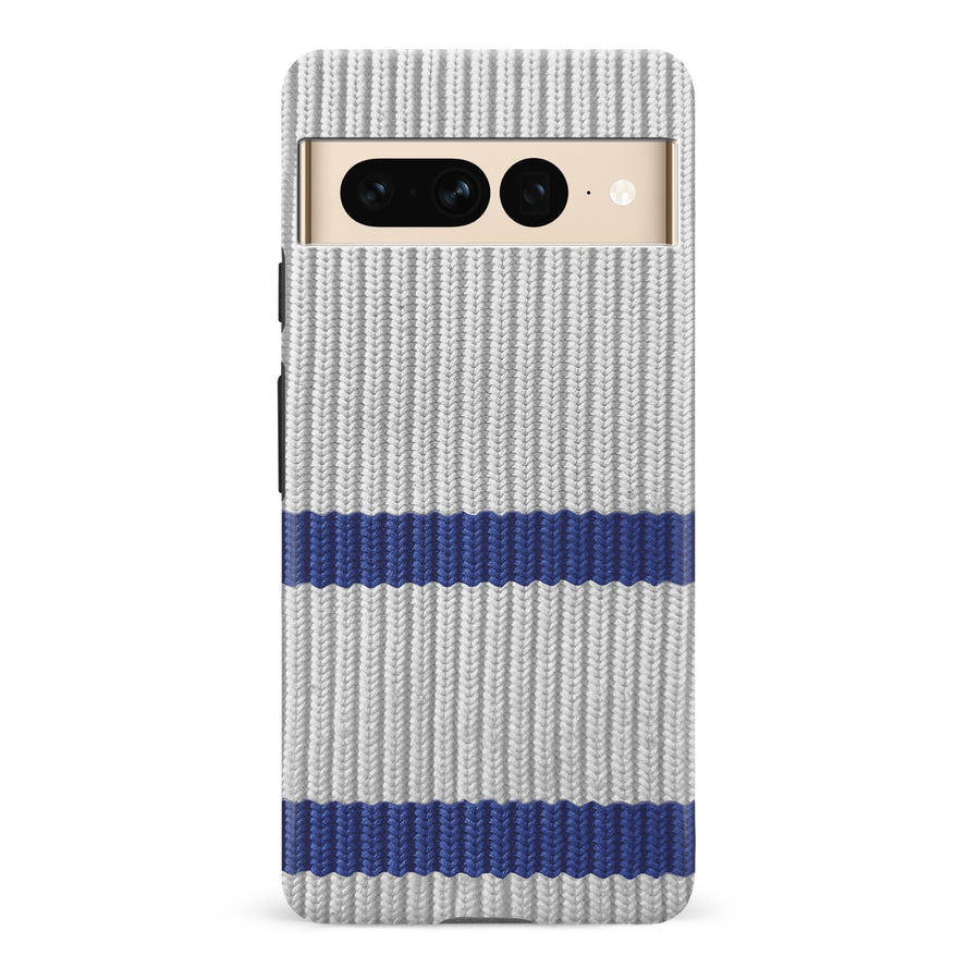 Google Pixel 7 Pro Hockey Sock Phone Case - Toronto Maple Leafs Away